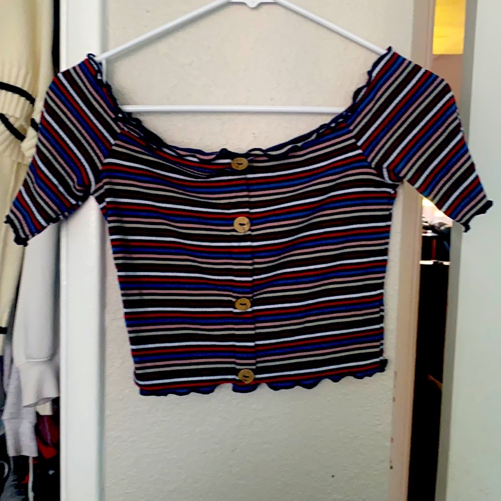 Colored stripped shirt